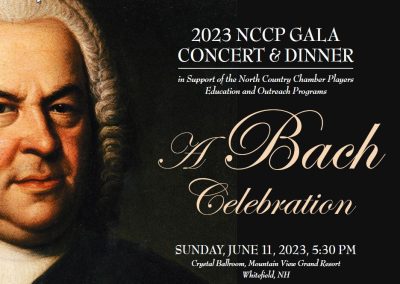 June 11, 2023 Gala Concert & Dinner ‘A Bach Celebration’