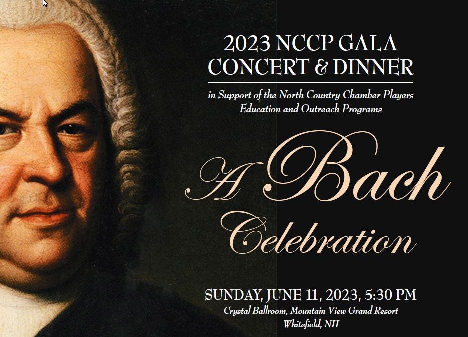 June 11, 2023 Gala Concert & Dinner ‘A Bach Celebration’